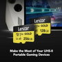 Lexar Professional GOLD 128 GB MicroSDXC UHS-II