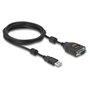 DeLOCK Adaptador USB 2.0 Tipo-A a RS-232 D-Sub 9 con aislamiento galvánico de 2,5 kV, 2 m
