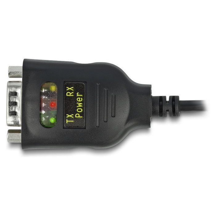 DeLOCK Adaptador USB 2.0 Tipo-A a RS-232 D-Sub 9 con aislamiento galvánico de 2,5 kV, 2 m