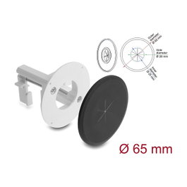 DeLOCK Pasacables de silicona redondo Ø 65 mm 91408