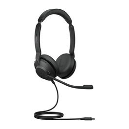 Jabra Evolve2 30 USB-C, MS Stereo - Auriculares de Diadema Ligeros y Confortables para Productividad