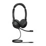 Jabra Evolve2 30 USB-C, MS Stereo - Auriculares de Diadema Ligeros y Confortables para Productividad