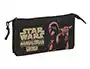 Safta Estuche Portatodo Escolar Mandalorian & Grogu Triple Compartimento con 3 Cremalleras 120x220x30 mm