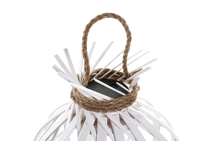 DKD Home Decor Lámpara Techo Mediterraneo Blanco 30.5 x 40.5 x 30.5 cm LED DKD Home Decor Lámpara Techo Mediterraneo Blanco 30.5 x 40.5 x 30.5 cm LED