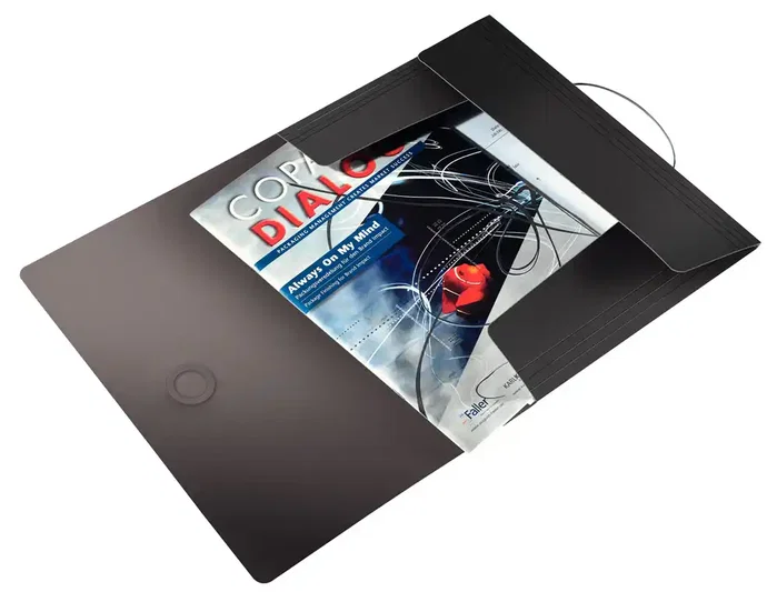 Leitz Carpeta Wow Solid Negro DIN A4 Leitz Carpeta Wow Solid Negro DIN A4
