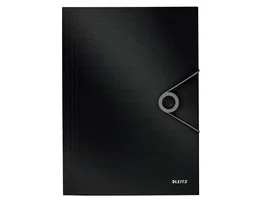 Leitz Carpeta Wow Solid Negro DIN A4