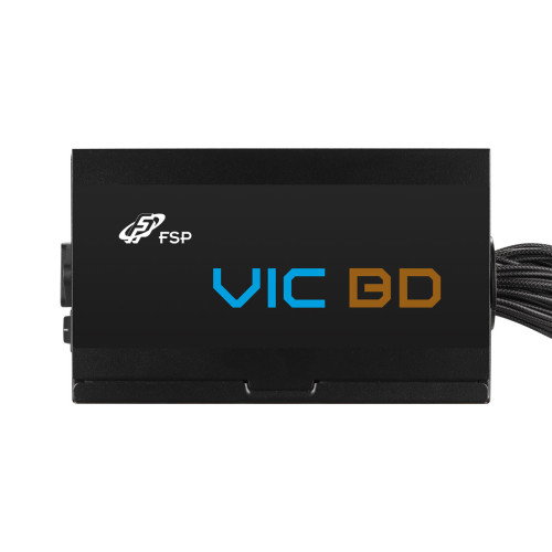 FSP VIC BD 650W Fuente de Alimentación ATX 80 PLUS Bronze, 650W, 20+4 Pin ATX, Negro, No Modular, POA6500202
