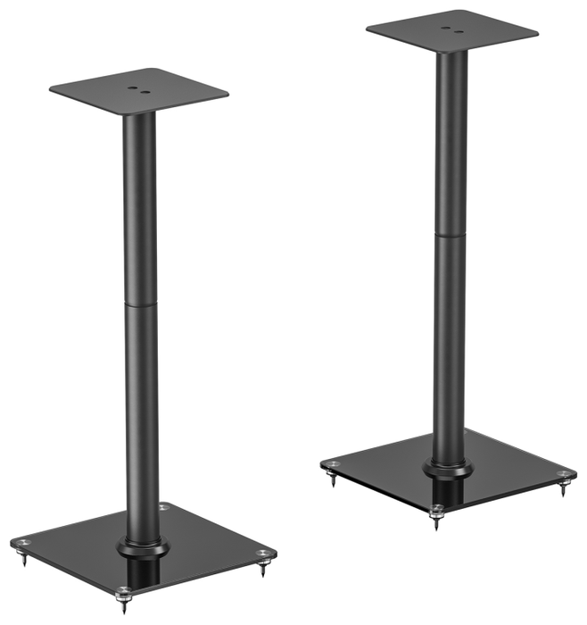 Aisens Soporte Universal de Suelo para Altavoces SPK11U-433, Negro