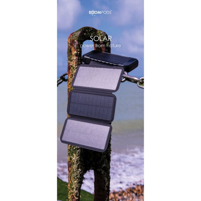 Boompods Neutron Fold Solar Powerbank 16000mAh Negro Boompods Neutron Fold Solar Powerbank 16000mAh Negro