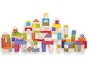Andreutoys Juego Bloques Madera 100 Piezas 22,5x22 cm