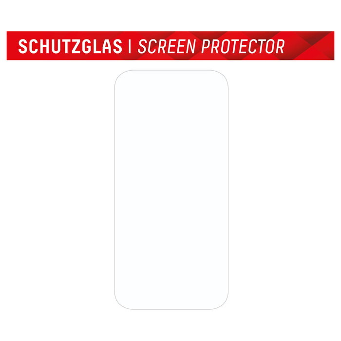 Displex Protector de Pantalla de Cristal Templado 10H para iPhone 15 - Resistente a Impactos y Rayones, Transparente, Aplicación en Seco Sin Burbujas