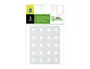 Liderpapel Arandela autoadhesiva blanca blister de 100 unidades