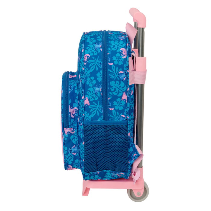 Safta Mochila Mod. 185 con Carro 705 Stitch y Angel Disney de 34cm