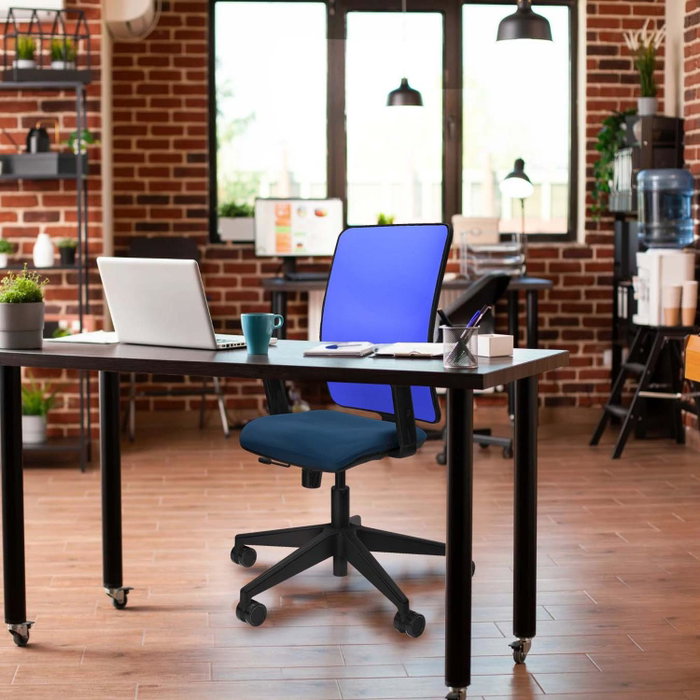 PIQUERAS Y CRESPO Silla de oficina Motilla Pistacho y Negro