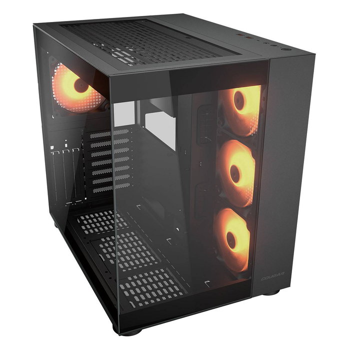 Cougar FV150 ARGB Midi Tower Negro para PC con Iluminación ARGB