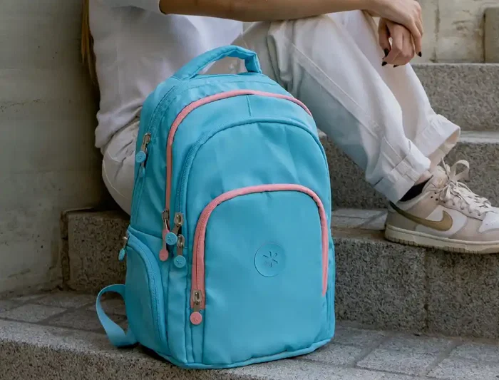 Antartik Mochila Fusion Flex Turquesa Multibolsillo 19L Impermeable Poliéster 450x180x300 mm