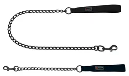 Freedog Correa Metálico Gun Negro 3mm/15mm 100cm