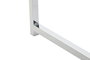 DKD Home Decor Set de 2 Mesas de Centro Acero y MDF Blanco y Plateado