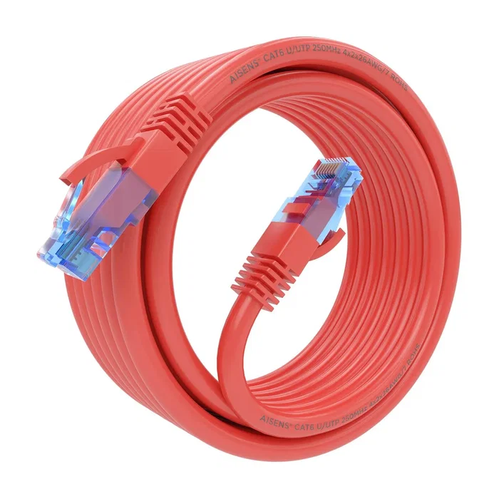 Aisens Cable de Red RJ45 Cat.6 UTP AWG26 CCA 5m Rojo Aisens Cable de Red RJ45 Cat.6 UTP AWG26 CCA 5m Rojo