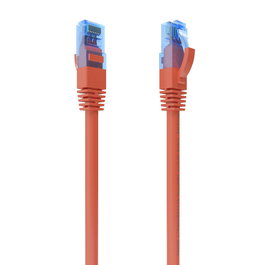 AISENS - CABLE DE RED LATIGUILLO RJ45 CAT.6 UTP AWG26 CCA, ROJO, 5.0M