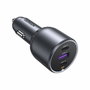 UGREEN Cargador Rápido para Coche 130W 3 Puertos, Gris