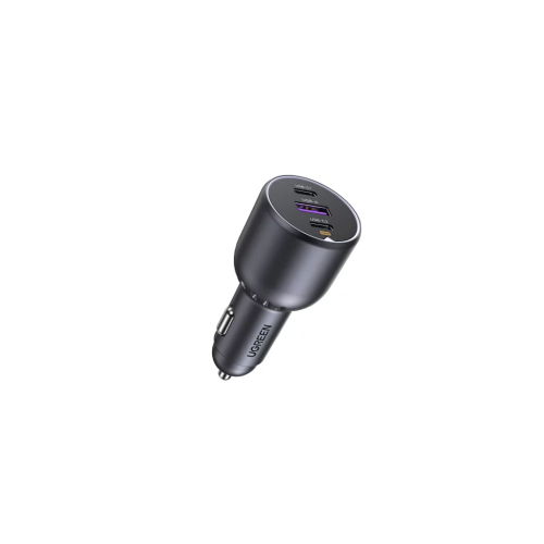 UGREEN Cargador Rápido para Coche 130W 3 Puertos, Gris UGREEN Cargador Rápido para Coche 130W 3 Puertos, Gris