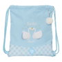 Safta Saco Plano Glowlab Cisnes 35x40x1cm