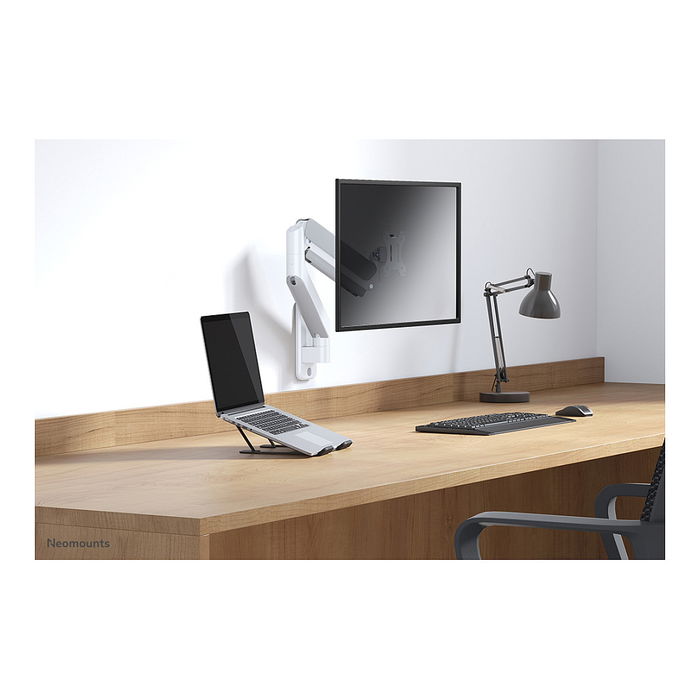 Neomounts AWL75-450WH Adaptador Pared Brazo Monitor DS70-450BL1 DS75-450BL2 Blanco Aluminio