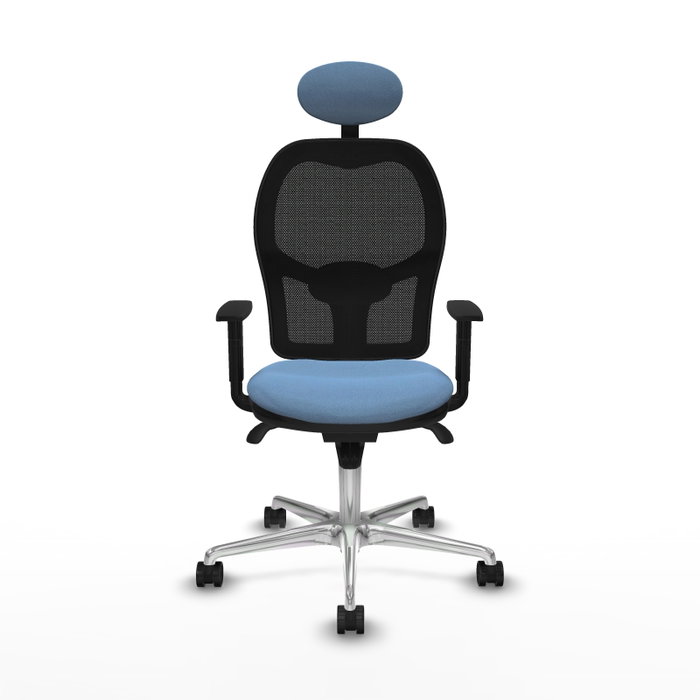 PIQUERAS Y CRESPO Silla de oficina Jorquera Azul Cielo y Negro PIQUERAS Y CRESPO Silla de oficina Jorquera Azul Cielo y Negro