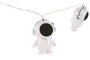 DKD Home Decor Guirnalda LED Astronauta Planetas Blanco Set 10 Piezas 4 x 180 x 5 cm