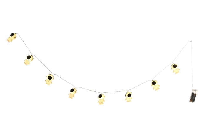 DKD Home Decor Guirnalda LED Astronauta Planetas Blanco Set 10 Piezas 4 x 180 x 5 cm DKD Home Decor Guirnalda LED Astronauta Planetas Blanco Set 10 Piezas 4 x 180 x 5 cm