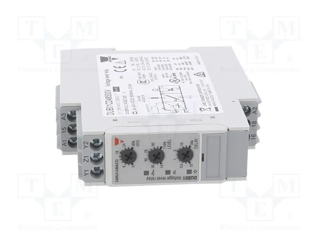 CARLO GAVAZZI DUB01CD48500V Relé de monitorización de corriente 24-48V AC/DC CARLO GAVAZZI DUB01CD48500V Relé de monitorización de corriente 24-48V AC/DC