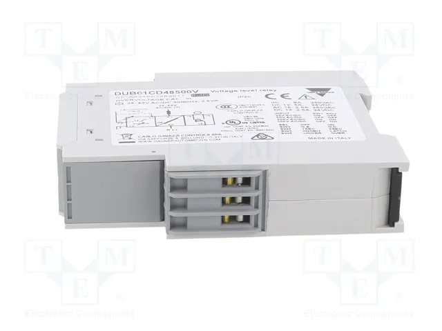CARLO GAVAZZI DUB01CD48500V Relé de monitorización de corriente 24-48V AC/DC CARLO GAVAZZI DUB01CD48500V Relé de monitorización de corriente 24-48V AC/DC