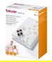 Beurer Calientacamas Doble Eléctrico UB-68 XXL Transpirable Forro Polar 2 Zonas Térmicas Independientes 4 Niveles Temperatura 12 Horas