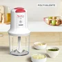 Mini Picadora MOULINEX, Bol de 500 ml, 2 velocidades, Cuchilla de acero inoxidable, Accesorio emulsionante, Made in France, Multi-Moulinette AT710110