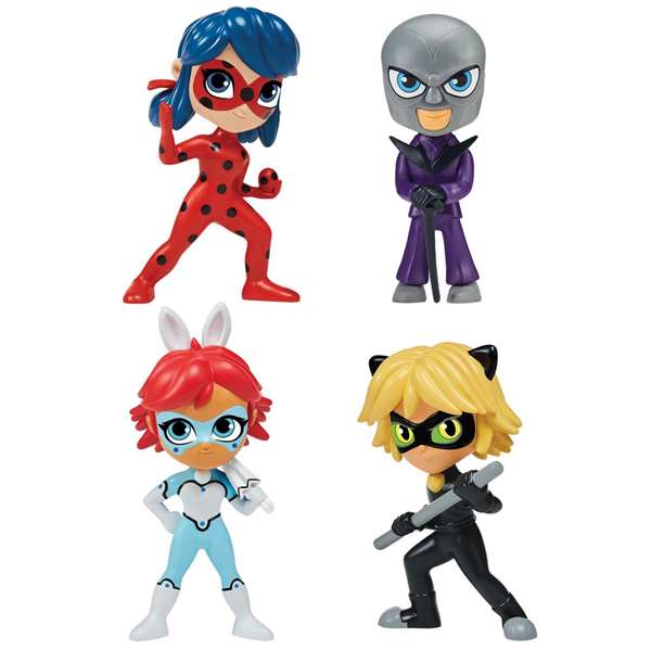 Toy Partner Figura Sorpresa Miraculous Ladybug Magic Heroez Pop ¡Añade agua, agita y descubre!