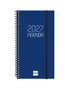 Finocam Agenda Anual 2027 Espiral Basic Opaque Azul