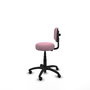 PIQUERAS Y CRESPO Silla Llanos giratoria rosa con base de poliamida