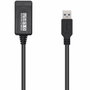 Aisens Cable USB 3.0 Prolongador con Amplificador, 5m, Negro