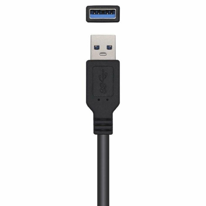 Aisens Cable USB 3.0 Prolongador con Amplificador, 5m, Negro