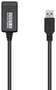 Aisens Cable USB 3.0 Prolongador con Amplificador, 5m, Negro