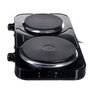 Esperanza EKH014K Placa Eléctrica 2 Zonas 2500W, Negro - Placa Eléctrica Portátil Compacta para Cocinar sin Gas, 48x23.5cm