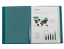 Liderpapel Carpeta Verde con 80 Fundas DIN A4 y Lomo Personalizable