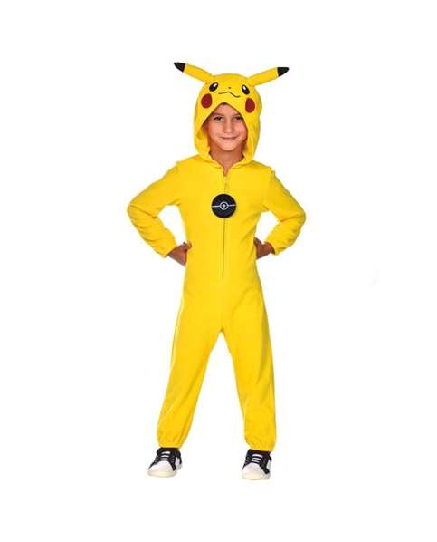 Pokemon Pikachu Suit Disfraz Infantil Talla 6-8 Años Pokemon Pikachu Suit Disfraz Infantil Talla 6-8 Años
