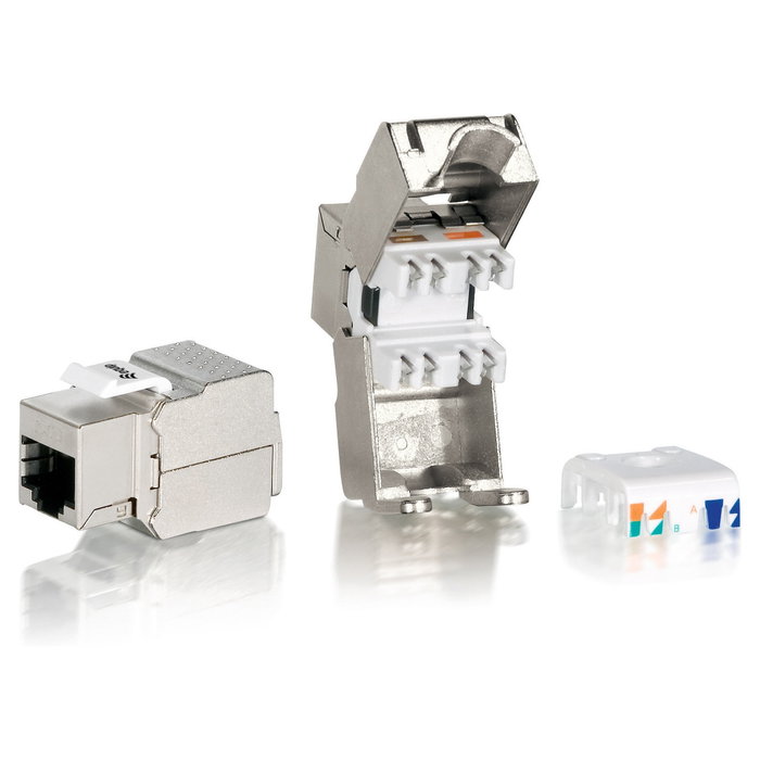 Equip Kit de 8 Conectores Hembra RJ45 FTP Cat6 Keystone Tool-Free 767211 Equip Kit de 8 Conectores Hembra RJ45 FTP Cat6 Keystone Tool-Free 767211