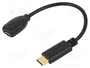 DeLOCK Cable Adaptador USB Type-C™ 2.0 a Micro-USB B 15 cm Negro