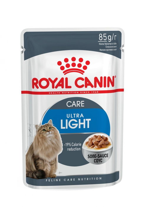 Royal Canin Feline Ultra Light Gravy 12x85g Royal Canin Feline Ultra Light Gravy 12x85g
