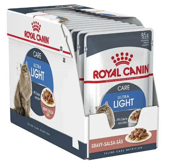 Royal Canin Feline Ultra Light Gravy 12 Bolsitas x 85g Royal Canin Feline Ultra Light Gravy 12 Bolsitas x 85g