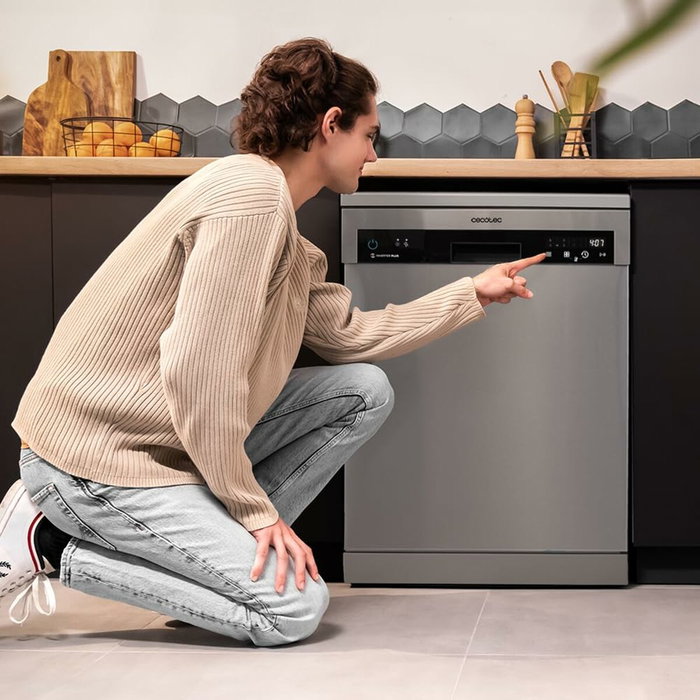 Lavavajillas Cecotec Bolero Aguazero 6500 Inox C 60 cm Acero