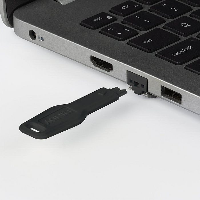 Lindy RJ-45 Port Blockers (Sin Llave) - Pack de 20, Negro